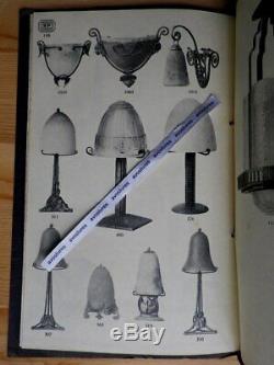 Rare Catalogue RENE POTTIER 1930 ART DECO Luminaires Verrerie Bronze + Tarifs