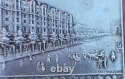 Rare Superbe Médaille Art Déco Palace Hôtel des Champs Elysées par Vernon 1899