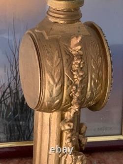 Rare pendulette de table en bronze, vers 1900, style Art Déco