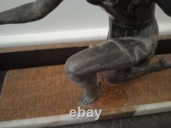 SCULPTURE Danseuse Femme Anonyme Style Art Déco Circa année 1920
