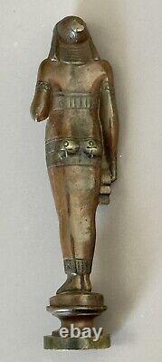 Sceau Cachet Ancien Bronze Egyptomania Art Déco Collection Egyptologie