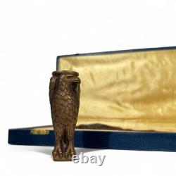 Sceau Cachet Coupe papier Bronze AIGLE Signés CHENUS design art déco sculpture