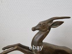 Sculpture ART DÉCO Diane chasseresse signée régule d'art bronze 1930 statue