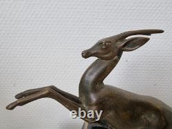 Sculpture ART DÉCO Diane chasseresse signée régule d'art bronze 1930 statue