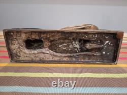 Sculpture Art Nouveau/deco Bronze Femme Et Faune P Guery, Susse Freres Cire Per