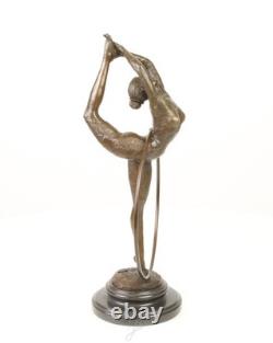 Sculpture Danseude de Cerceau en bronze Art déco d'après Pierre Collinet