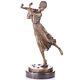 Sculpture Danseuse En Bronze Art Déco Dancing Girl D'après Paul Philippe