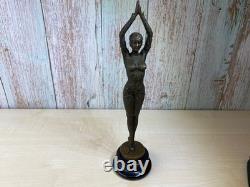 Sculpture Danseuse en bronze Art Déco Starfish Dancer d'après Demetre Chiparus