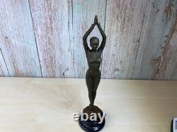 Sculpture Danseuse en bronze Art Déco Starfish Dancer d'après Demetre Chiparus