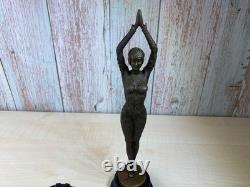 Sculpture Danseuse en bronze Art Déco Starfish Dancer d'après Demetre Chiparus