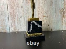 Sculpture Danseuse en bronze Art Déco poli Etoilede Mer d'après Demetre Chiparus