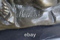 Sculpture Décorative En Bronze De Femme Nue Romantique Art Déco Figurine