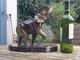 Sculpture Elephant Ancien Art Deco En Regule 30 Cm Haut X 32,5 Cm Grande Taille