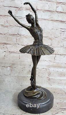 Sculpture En Bronze Art Déco De Danseuse Gipsy Chiparus 13 Ballerine Fille Sexy