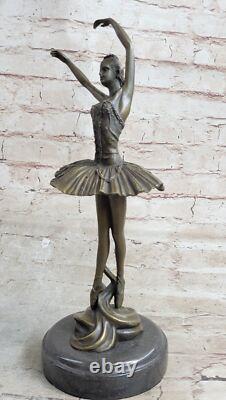 Sculpture En Bronze Art Déco De Danseuse Gipsy Chiparus 13 Ballerine Fille Sexy