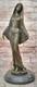 Sculpture En Bronze Art Déco Fille Dansante Arabe Signée Mavchi Deal