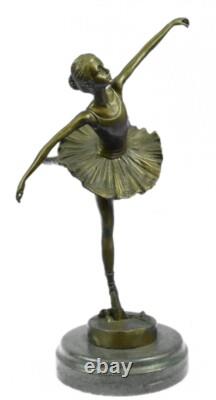 Sculpture En Bronze De Danseuse Ballerine Milo Art Déco Française