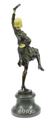 Sculpture En Bronze De Danseuse Tsigane Art Déco À Vendre