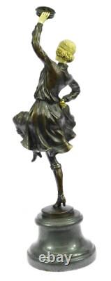 Sculpture En Bronze De Danseuse Tsigane Art Déco À Vendre