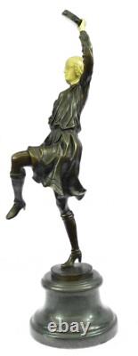 Sculpture En Bronze De Danseuse Tsigane Art Déco À Vendre