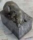 Sculpture Figurine De Livre Ours Polaire En Bronze Art D&eacute;co