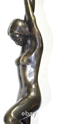 Sculpture art déco signée RUTH RICHARD, intitulée Arbrisseau bronze 52cm