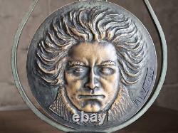 Sculpture bronze art déco Max Le Verrier Beethoven