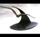 Sculpture Bronze Sign&eacute; Elise Guy Art D&eacute;co Mouette En Plein Vol Devant Une Voile