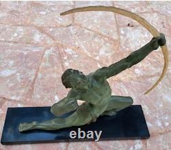 Sculpture en bronze 1920-1930 Art déco Jean de Roncourt