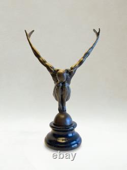 Sculpture style Art Déco Nu masculin en équilibre Bronze décoratif 29 cm