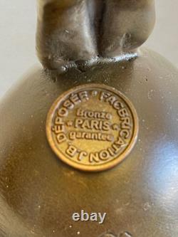 Sculpture style Art Déco Nu masculin en équilibre Bronze décoratif 29 cm