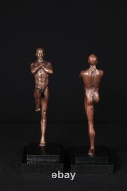 Serre-livres en bronze / XX° / Art Déco