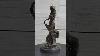 Signed Moreau Beautiful Lily Girl W Flower Bronze Sculpture Statue Art Deco Yrd 772