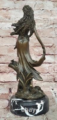 SignéeKassinDaydream Fille Bronze Sculpture Art Déco Nouveau Marbre Figurine