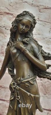 SignéeKassinDaydream Fille Bronze Sculpture Art Déco Nouveau Marbre Figurine