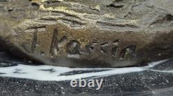 SignéeKassinDaydream Fille Bronze Sculpture Art Déco Nouveau Marbre Figurine