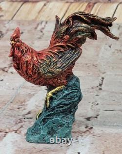Statue En Bronze Art Déco De Coq Pour Cuisine Campagnarde Vente De Cadeaux