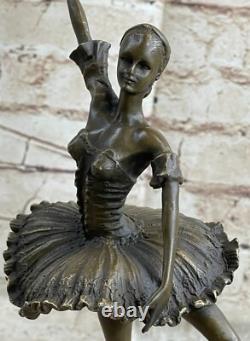 Statue En Bronze Art Déco Originale De Danseuse Gipsy 13 Ballerine Fille Sexy