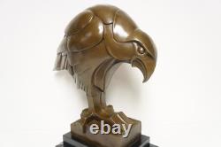 Statue Sculpture Aigle Oiseau Animalier Style Art Deco Style Art Nouveau Bronze