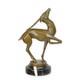 Statue Sculpture Bronze Art Déco Nouveau Antilope Bj-86 Moderne