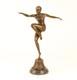 Statue Sculpture Bronze Art Déco Nouveau Danseuse Avec Brio Dsbj-25 Moderne