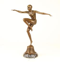 Statue Sculpture Bronze Art Déco Nouveau Danseuse Avec Brio DSBJ-25 Moderne