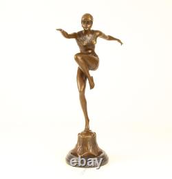 Statue Sculpture Bronze Art Déco Nouveau Danseuse Avec Brio DSBJ-25 Moderne