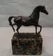 Statue Sculpture Cheval Animalier Style Art Deco Style Art Nouveau Bronze Massif