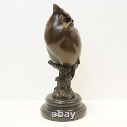 Statue Sculpture Chouette Hibou Oiseau Animalier Style Art Deco Style Art Nouvea