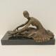 Statue Sculpture Danseuse Charleston Style Art Deco Style Art Nouveau Bronze Mas