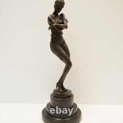 Statue Sculpture Danseuse Classique Opera Style Art Deco Style Art Nouveau Bronz