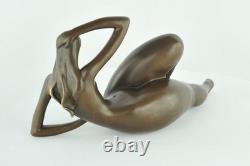 Statue Sculpture Danseuse Sexy Pin-up Style Art Deco Style Art Nouveau Bronze ma