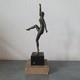 Statue Sculpture Danseuse Style Art Deco Art Nouveau Bronze