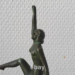 Statue Sculpture Danseuse Style Art Deco Art Nouveau Bronze